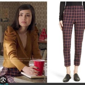 Theory Plaid Pants As Seen On The Perfectionists!